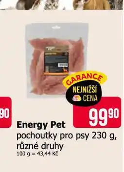 Teta Energy pet pochoutky pro psy nabídka