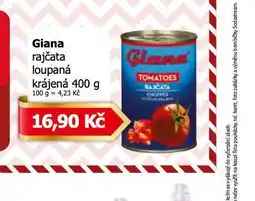 Teta Giana rajčata loupaná krájená nabídka