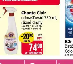 Teta chante clair odmašťovač nabídka
