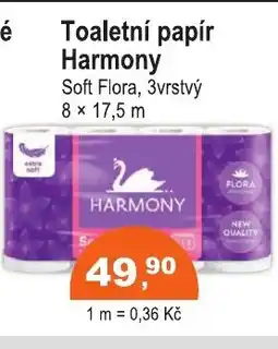 COOP DISKONT HARMONY Toaletní papír nabídka