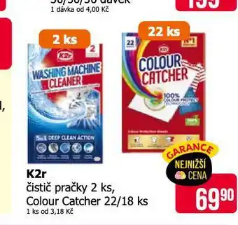 Teta K2r čistič pračky, colour catcher nabídka
