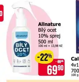 Teta Allnature bílý oc et nabídka