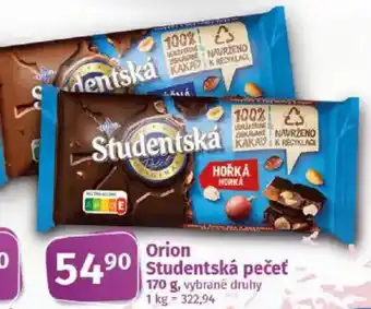 COOP TIP Orion Studentská pečeť nabídka