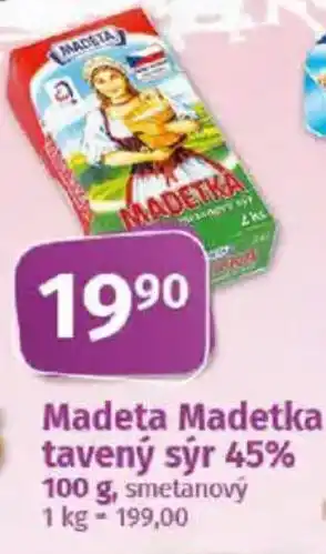 COOP TIP MADETA Madetka tavený sýr 45% nabídka