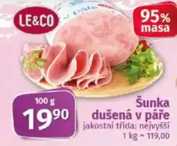 COOP TIP Šunka dušená v páře nabídka