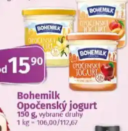 COOP TIP BOHEMILK Opočenský jogurt nabídka