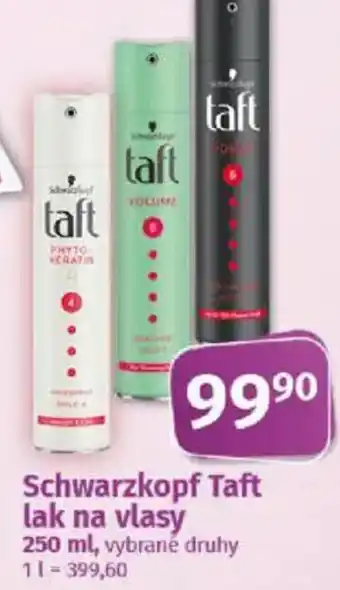 COOP TIP Schwarzkopf Taft lak na vlasy nabídka