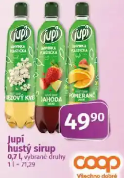 COOP TIP Jupi hustý sirup nabídka