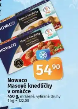 COOP TIP NOWACO Masové knedličky v omáčce nabídka