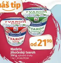 COOP TIP MADETA Jihočeský tvaroh nabídka