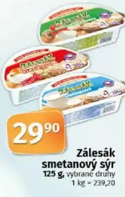 COOP TIP Zálesák smetanový sýr nabídka