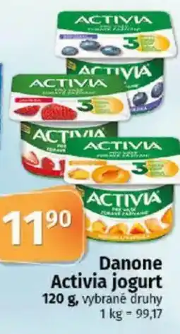 COOP TIP DANONE Activia jogurt nabídka