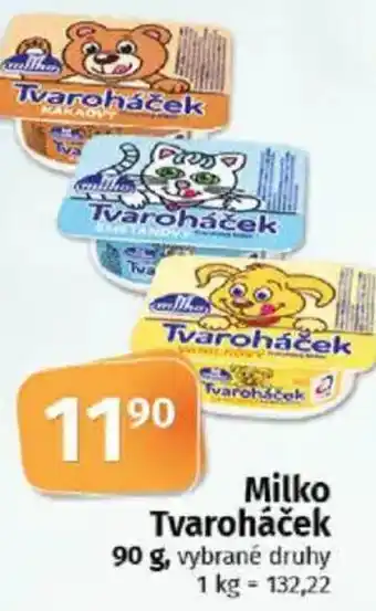 COOP TIP Milko Tvaroháček nabídka