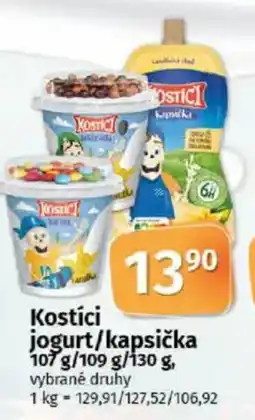 COOP TIP Kostíci jogurt/kapsička nabídka