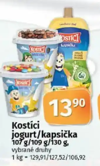 COOP TIP Kostíci jogurt/kapsička nabídka