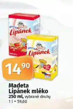 COOP TIP MADETA Lipánek mléko nabídka