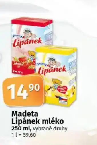 COOP TIP MADETA Lipánek mléko nabídka