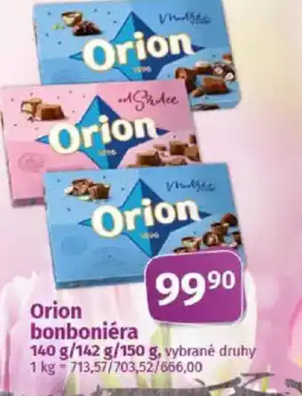 COOP TIP Orion bonboniéra nabídka