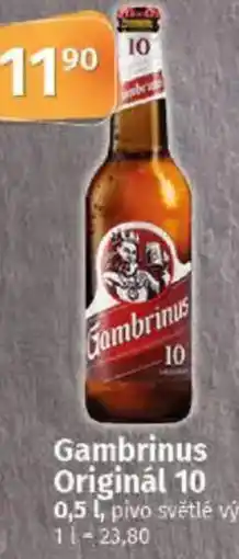 COOP TIP Gambrinus Originál 10 nabídka