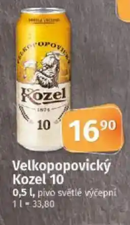 COOP TIP Velkopopovický Kozel 10 nabídka