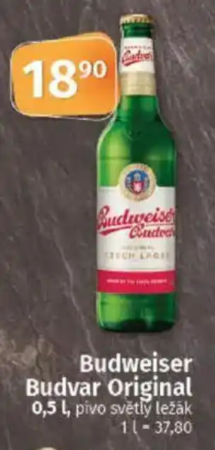 COOP TIP Budweiser Budvar Original nabídka