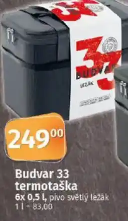 COOP TIP Budvar 33 termotaška nabídka