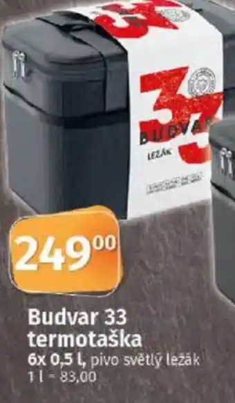 COOP TIP Budvar 33 termotaška nabídka