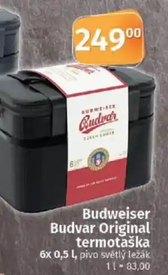COOP TIP Budweiser Budvar Original termotaška nabídka