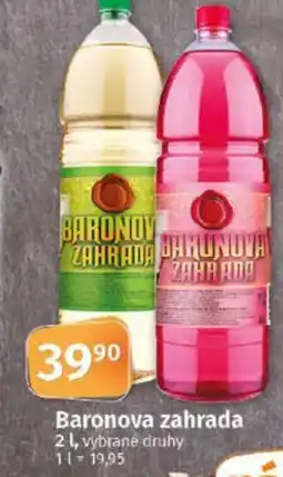 COOP TIP Baronova zahrada nabídka