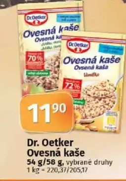 COOP TIP Dr.Oetker Ovesná kaše nabídka