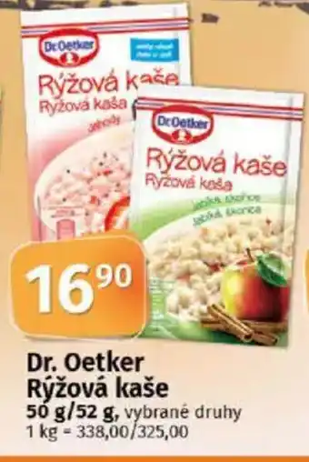 COOP TIP Dr. Oetker Rýžová kaše nabídka