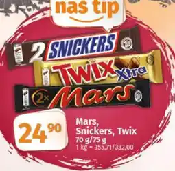 COOP TIP Mars, Snickers, Twix nabídka