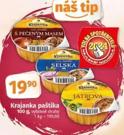 COOP TIP Krajanka paštika nabídka