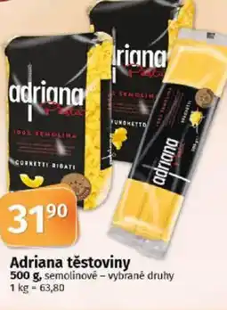 COOP TIP Adriana těstoviny nabídka