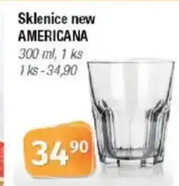 COOP TIP Sklenice new Americana nabídka