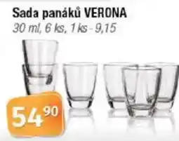 COOP TIP Sada panáků Verona nabídka