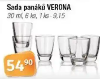 COOP TIP Sada panáků Verona nabídka