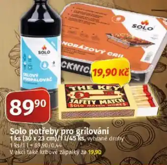 COOP TIP Solo potřeby pro grilování nabídka