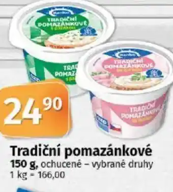 COOP TIP Tradiční pomazánkové nabídka