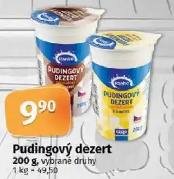 COOP TIP Pudingový dezert nabídka