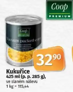 COOP TIP Kukuřice nabídka