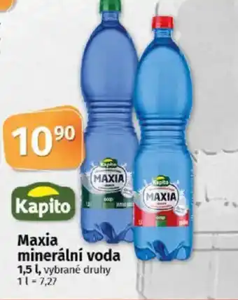 COOP TIP Maxia minerální voda nabídka