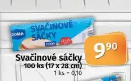 COOP TIP DOMA Svačinové sáčky nabídka