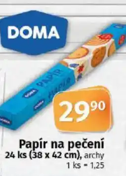 COOP TIP DOMA Papír na pečení nabídka