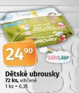COOP TIP Dětské ubrousky nabídka