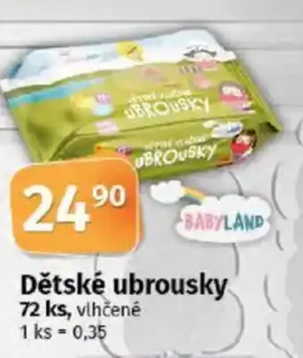 COOP TIP Dětské ubrousky nabídka