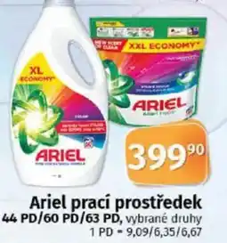 COOP TIP ARIEL prací prostředek nabídka