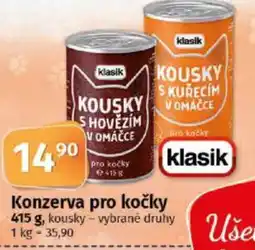 COOP TIP Klasik Konzerva pro kočky nabídka