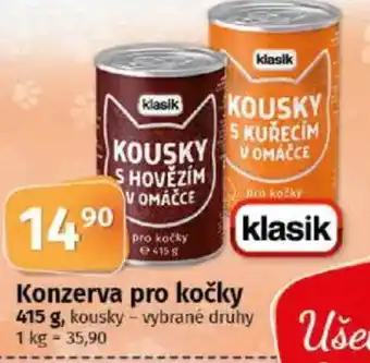 COOP TIP Klasik Konzerva pro kočky nabídka