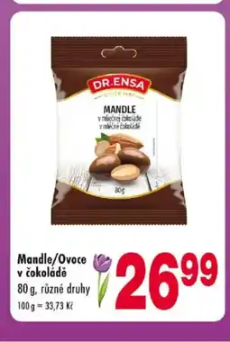 Qanto DR.ENSA Mandle/Ovoce v čokoládě nabídka